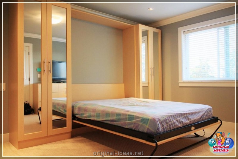 Wardrobe with a mirror - 75 photos of unusual novelties of stylish design (wardrobe, mirror, photos, stylish, design) Wardrobe with a mirror - 75 photos of unusual novelties of stylish design