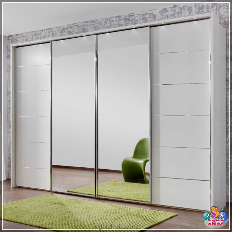 Wardrobe with a mirror - 75 photos of unusual novelties of stylish design (wardrobe, mirror, photos, stylish, design) Wardrobe with a mirror - 75 photos of unusual novelties of stylish design
