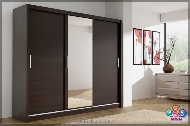Wardrobe with a mirror - 75 photos of unusual novelties of stylish design (wardrobe, mirror, photos, stylish, design) Wardrobe with a mirror - 75 photos of unusual novelties of stylish design