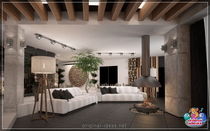 Sala de estar con chimenea: 80 fotos del estilo clásico en el nuevo diseño (sala, estar, chimenea, fotos) Sala de estar con chimenea: 80 fotos del estilo clásico en el nuevo diseño