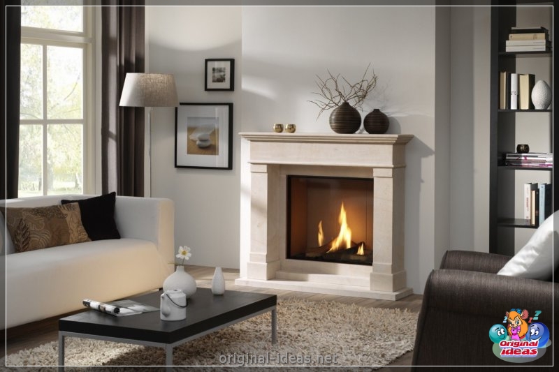 Sala de estar con chimenea: 80 fotos del estilo clásico en el nuevo diseño (sala, estar, chimenea, fotos) Sala de estar con chimenea: 80 fotos del estilo clásico en el nuevo diseño