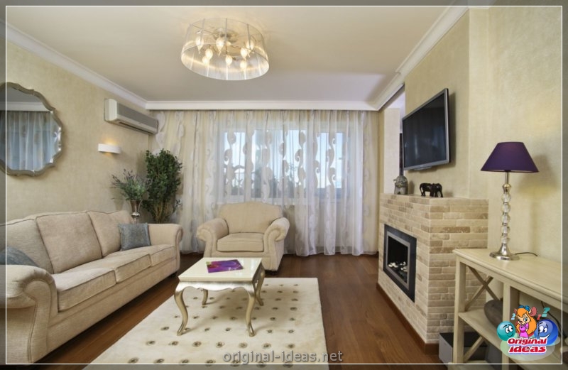 Sala de estar con chimenea: 80 fotos del estilo clásico en el nuevo diseño (sala, estar, chimenea, fotos) Sala de estar con chimenea: 80 fotos del estilo clásico en el nuevo diseño