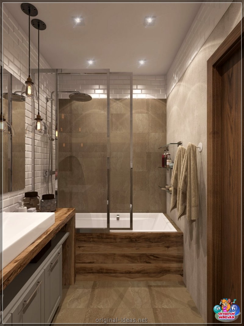 Baño de estilo loft - 100 fotos de diseño increíble (baño, estilo, loft, fotos, diseño) Baño de estilo loft - 100 fotos de diseño increíble