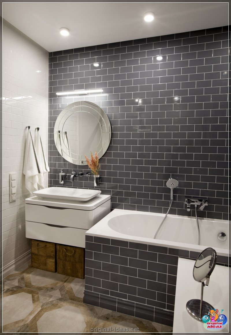 Baño de estilo loft - 100 fotos de diseño increíble (baño, estilo, loft, fotos, diseño) Baño de estilo loft - 100 fotos de diseño increíble