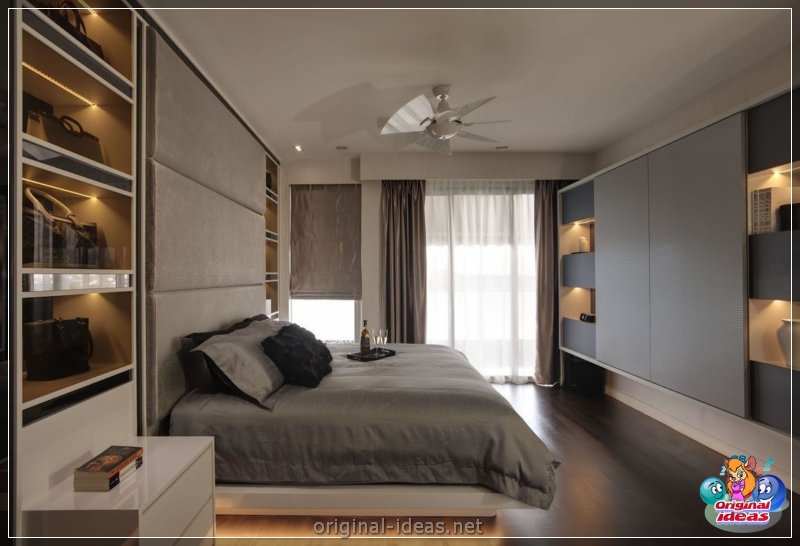 El gabinete en el dormitorio: los secretos de una elegante combinación de diseño (80 fotos) (gabinete, dormitorio, elegante, diseño) El gabinete en el dormitorio: los secretos de una elegante combinación de diseño (80 fotos)