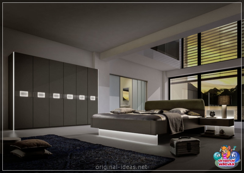 El gabinete en el dormitorio: los secretos de una elegante combinación de diseño (80 fotos) (gabinete, dormitorio, elegante, diseño) El gabinete en el dormitorio: los secretos de una elegante combinación de diseño (80 fotos)