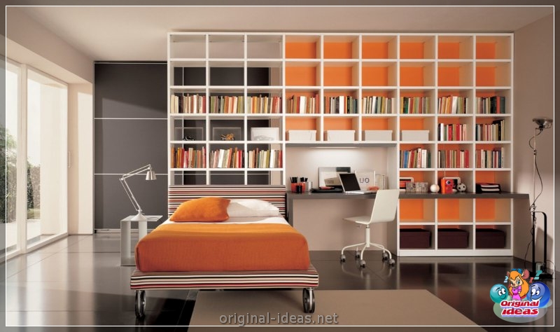 El gabinete en el dormitorio: los secretos de una elegante combinación de diseño (80 fotos) (gabinete, dormitorio, elegante, diseño) El gabinete en el dormitorio: los secretos de una elegante combinación de diseño (80 fotos)