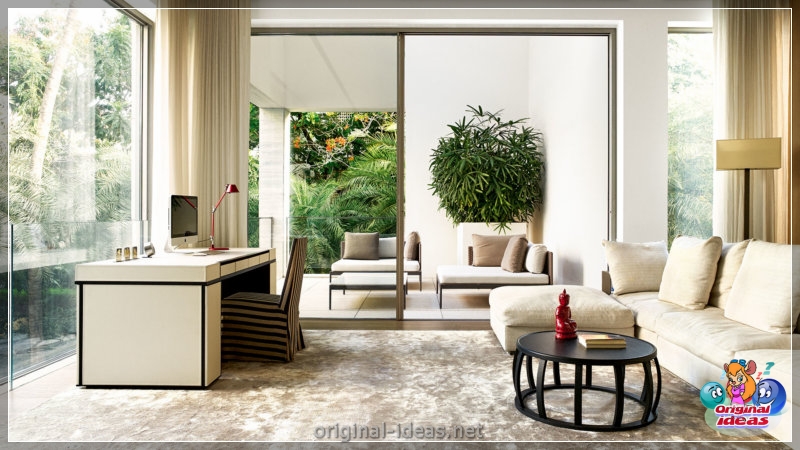 El gabinete en el dormitorio: los secretos de una elegante combinación de diseño (80 fotos) (gabinete, dormitorio, elegante, diseño) El gabinete en el dormitorio: los secretos de una elegante combinación de diseño (80 fotos)