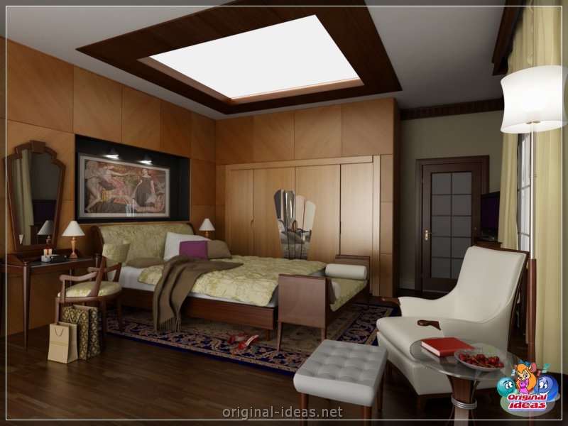 El gabinete en el dormitorio: los secretos de una elegante combinación de diseño (80 fotos) (gabinete, dormitorio, elegante, diseño) El gabinete en el dormitorio: los secretos de una elegante combinación de diseño (80 fotos)