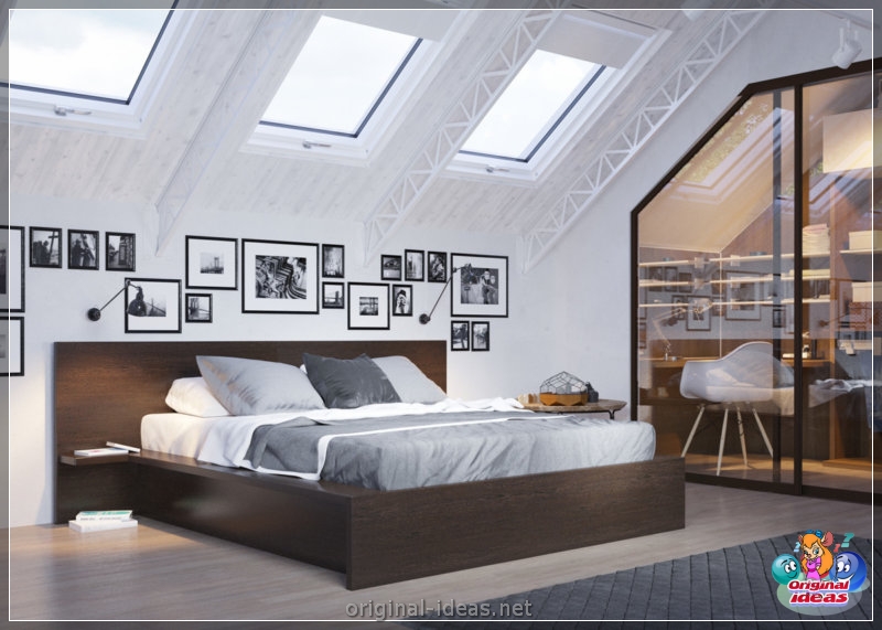 El gabinete en el dormitorio: los secretos de una elegante combinación de diseño (80 fotos) (gabinete, dormitorio, elegante, diseño) El gabinete en el dormitorio: los secretos de una elegante combinación de diseño (80 fotos)