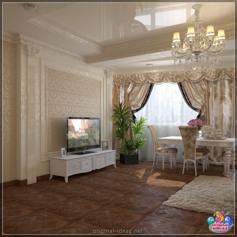 Diseño clásico de apartamentos - 69 fotos de abundancia de joyas elegantes (diseño, clásico, apartamentos, fotos, diseño clásico apartamento, apartamento estilo clásico) Diseño clásico de apartamentos - 69 fotos de abundancia de joyas elegantes