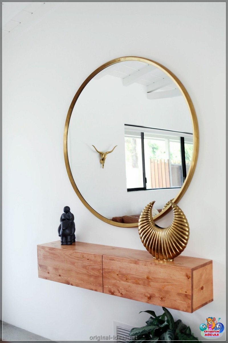 Mirror en la pared - 80 fotos de ideas de diseño originales (pared, diseño, Cómo elegir espejo, espejo fijación espejo, espejo para espejo) Mirror en la pared - 80 fotos de ideas de diseño originales