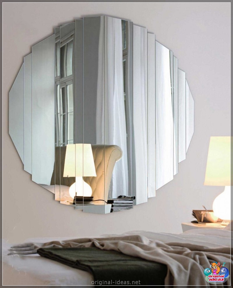 Mirror en la pared - 80 fotos de ideas de diseño originales (pared, diseño, Cómo elegir espejo, espejo fijación espejo, espejo para espejo) Mirror en la pared - 80 fotos de ideas de diseño originales