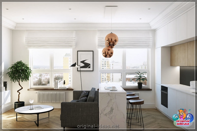 Diseño de apartamentos 35 metros cuadrados. metro. - 70 fotos de las mejores ideas de diseño (diseño, apartamentos, metros, cuadrados, metro) Diseño de apartamentos 35 metros cuadrados. metro. - 70 fotos de las mejores ideas de diseño