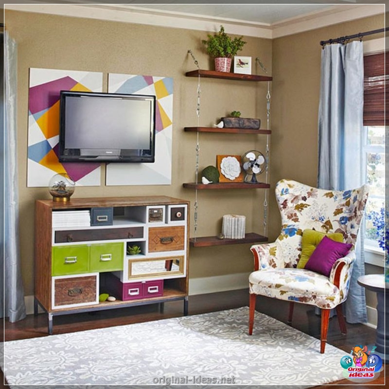 TV en la pared: ideas de diseño y combinación elegantes en el interior (pared, diseño, interior, para televisor pared) TV en la pared: ideas de diseño y combinación elegantes en el interior
