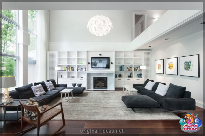 TV en la pared: ideas de diseño y combinación elegantes en el interior (pared, diseño, interior, para televisor pared) TV en la pared: ideas de diseño y combinación elegantes en el interior