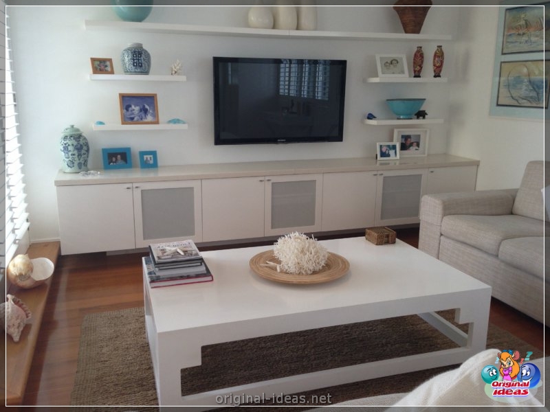 TV en la pared: ideas de diseño y combinación elegantes en el interior (pared, diseño, interior, para televisor pared) TV en la pared: ideas de diseño y combinación elegantes en el interior