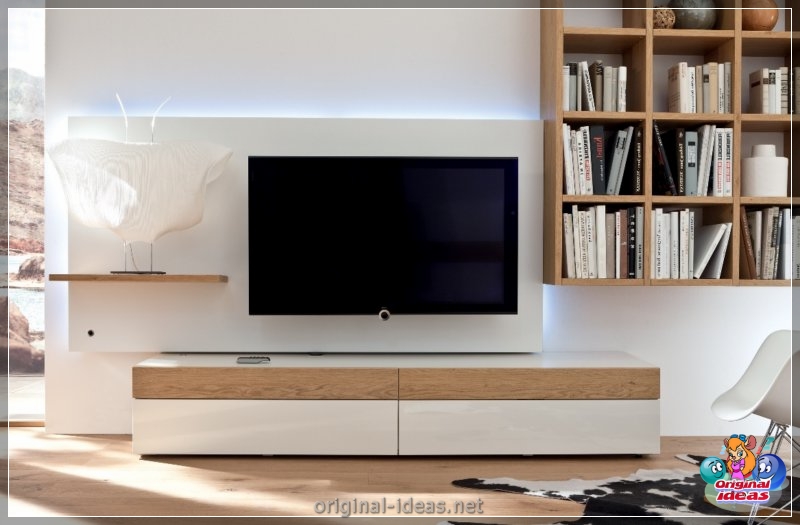 TV en la pared: ideas de diseño y combinación elegantes en el interior (pared, diseño, interior, para televisor pared) TV en la pared: ideas de diseño y combinación elegantes en el interior