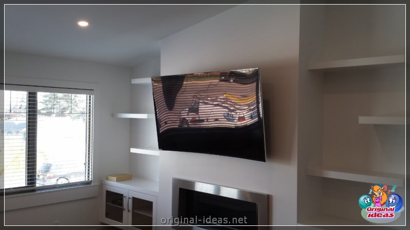 TV en la pared: ideas de diseño y combinación elegantes en el interior (pared, diseño, interior, para televisor pared) TV en la pared: ideas de diseño y combinación elegantes en el interior