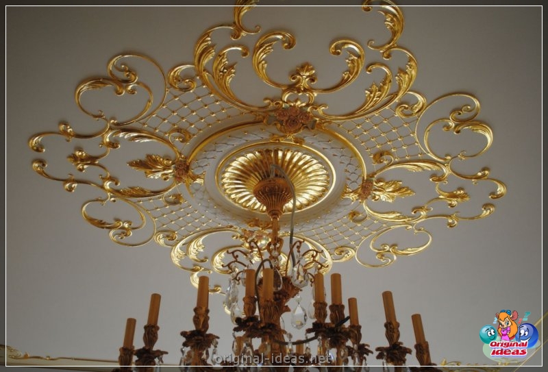 Golden color of the walls - 70 photos of options for the perfect combination (golden, color, walls, combination, combination golden other, combination golden other shades) Golden color of the walls - 70 photos of options for the perfect combination