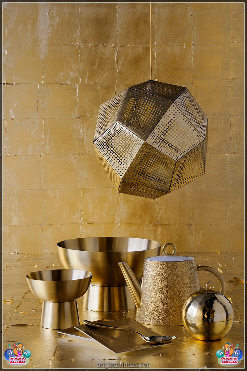 Golden color of the walls - 70 photos of options for the perfect combination (golden, color, walls, combination, combination golden other, combination golden other shades) Golden color of the walls - 70 photos of options for the perfect combination