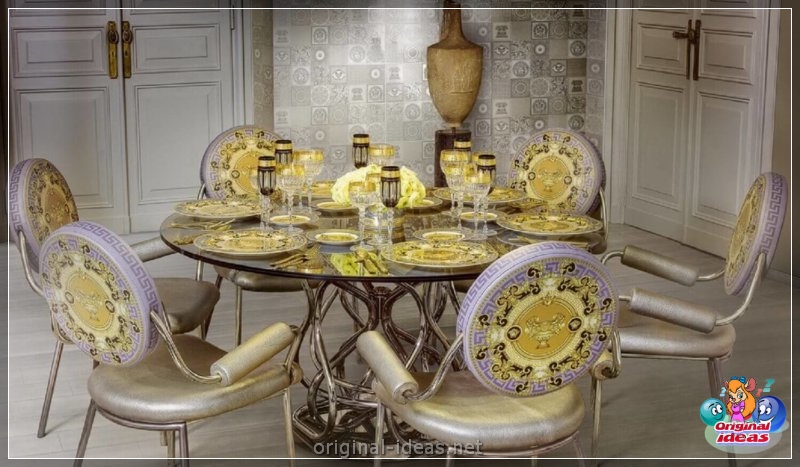Golden color of the walls - 70 photos of options for the perfect combination (golden, color, walls, combination, combination golden other, combination golden other shades) Golden color of the walls - 70 photos of options for the perfect combination