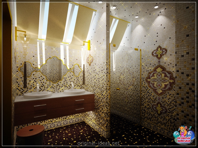 Golden color of the walls - 70 photos of options for the perfect combination (golden, color, walls, combination, combination golden other, combination golden other shades) Golden color of the walls - 70 photos of options for the perfect combination