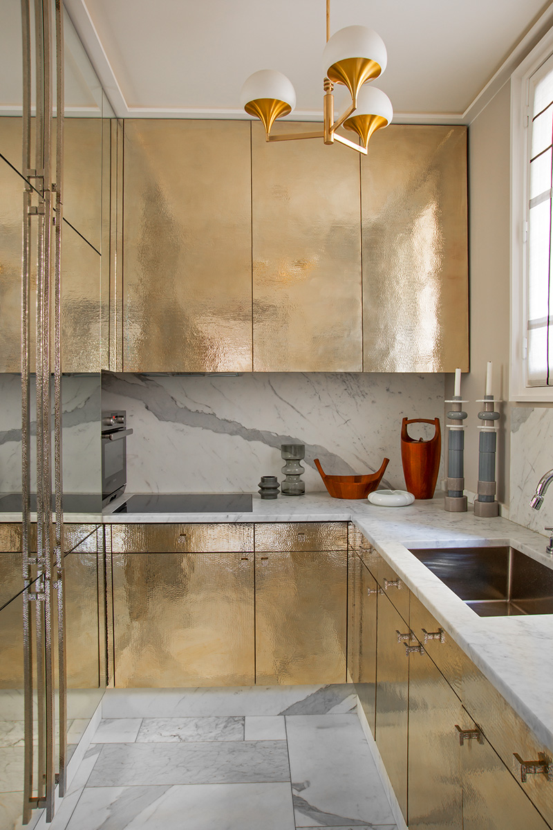 Golden color of the walls - 70 photos of options for the perfect combination (golden, color, walls, combination, combination golden other, combination golden other shades) Golden color of the walls - 70 photos of options for the perfect combination