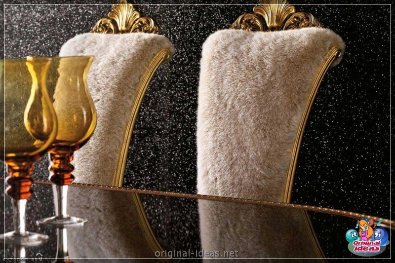 Golden color of the walls - 70 photos of options for the perfect combination (golden, color, walls, combination, combination golden other, combination golden other shades) Golden color of the walls - 70 photos of options for the perfect combination