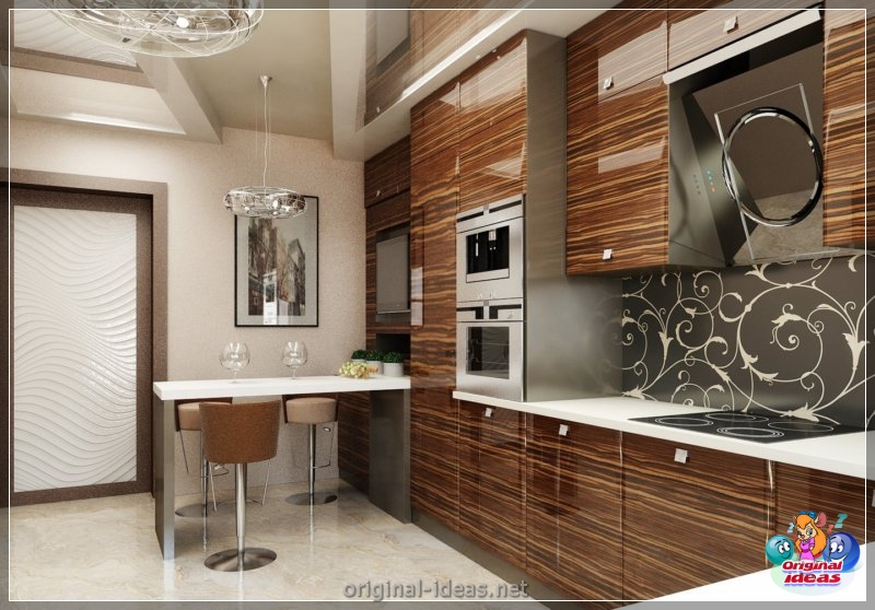 Diseño de apartamentos 70 kV. metro. - 100 fotos de los mejores productos nuevos en el interior (diseño, apartamentos, metro, interior, central sala estar) Diseño de apartamentos 70 kV. metro. - 100 fotos de los mejores productos nuevos en el interior