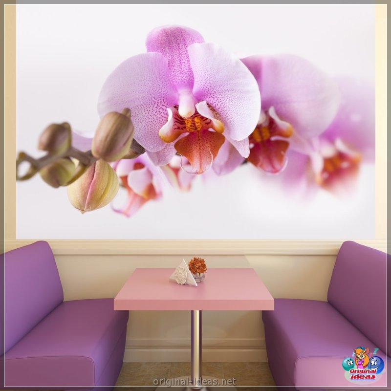 Las flores en la pared son las ideas de diseño más coloridas (68 fotos de opciones) (flores, pared, diseño, opciones, plantilla plantilla está) Las flores en la pared son las ideas de diseño más coloridas (68 fotos de opciones)