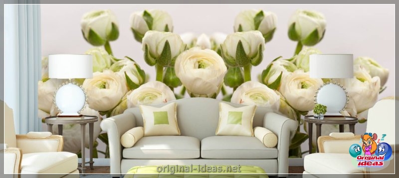 Las flores en la pared son las ideas de diseño más coloridas (68 fotos de opciones) (flores, pared, diseño, opciones, plantilla plantilla está) Las flores en la pared son las ideas de diseño más coloridas (68 fotos de opciones)