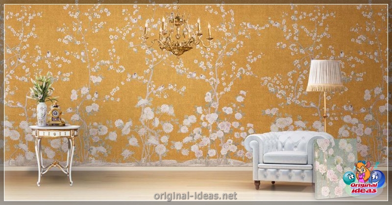 Las flores en la pared son las ideas de diseño más coloridas (68 fotos de opciones) (flores, pared, diseño, opciones, plantilla plantilla está) Las flores en la pared son las ideas de diseño más coloridas (68 fotos de opciones)