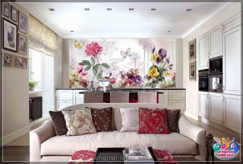 Las flores en la pared son las ideas de diseño más coloridas (68 fotos de opciones) (flores, pared, diseño, opciones, plantilla plantilla está) Las flores en la pared son las ideas de diseño más coloridas (68 fotos de opciones)