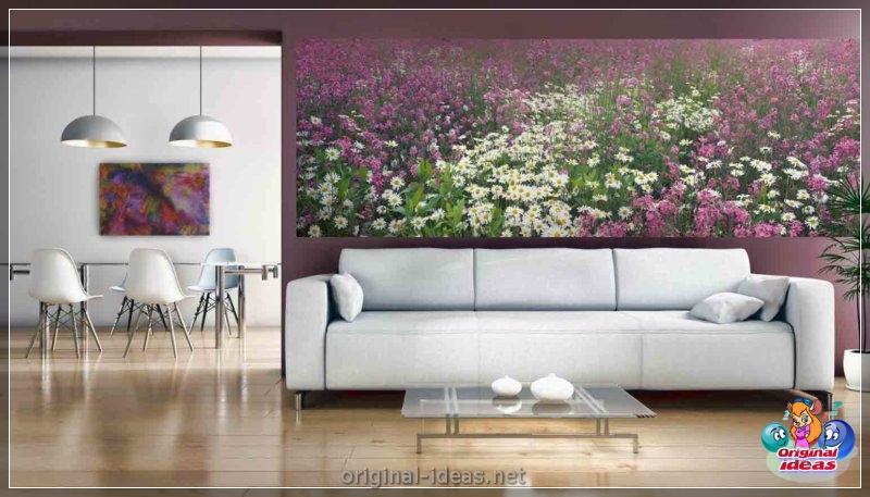 Las flores en la pared son las ideas de diseño más coloridas (68 fotos de opciones) (flores, pared, diseño, opciones, plantilla plantilla está) Las flores en la pared son las ideas de diseño más coloridas (68 fotos de opciones)