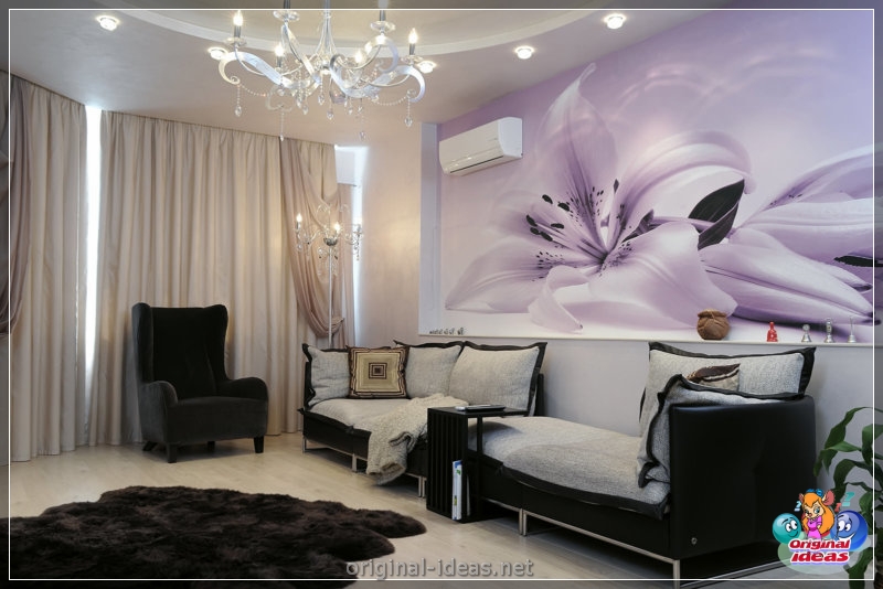 Las flores en la pared son las ideas de diseño más coloridas (68 fotos de opciones) (flores, pared, diseño, opciones, plantilla plantilla está) Las flores en la pared son las ideas de diseño más coloridas (68 fotos de opciones)