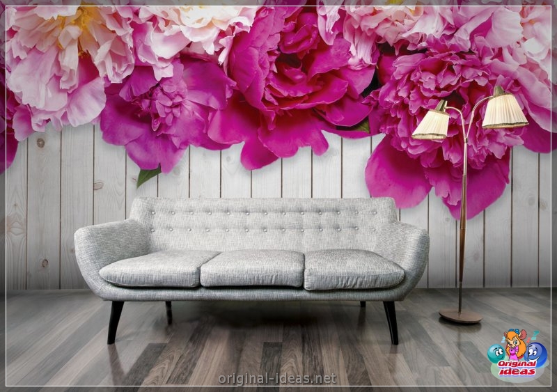 Las flores en la pared son las ideas de diseño más coloridas (68 fotos de opciones) (flores, pared, diseño, opciones, plantilla plantilla está) Las flores en la pared son las ideas de diseño más coloridas (68 fotos de opciones)