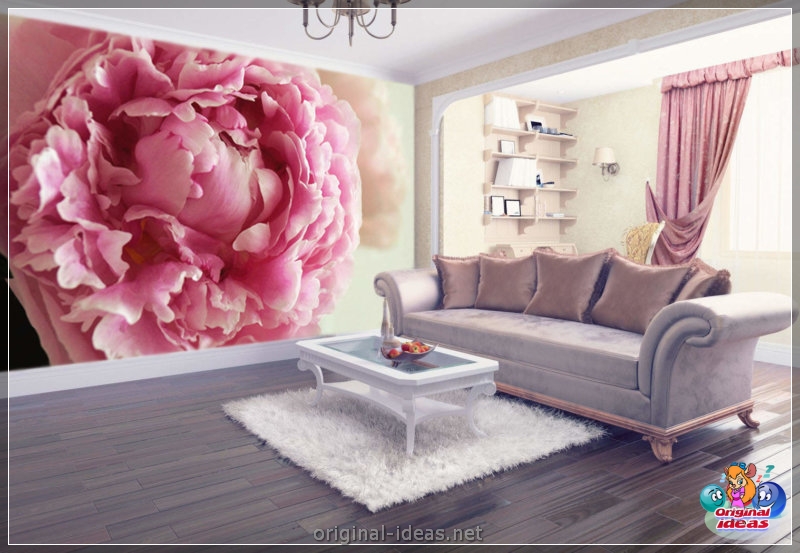 Las flores en la pared son las ideas de diseño más coloridas (68 fotos de opciones) (flores, pared, diseño, opciones, plantilla plantilla está) Las flores en la pared son las ideas de diseño más coloridas (68 fotos de opciones)