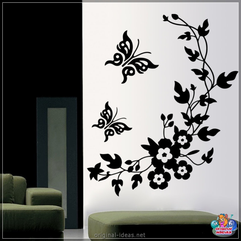 Las flores en la pared son las ideas de diseño más coloridas (68 fotos de opciones) (flores, pared, diseño, opciones, plantilla plantilla está) Las flores en la pared son las ideas de diseño más coloridas (68 fotos de opciones)