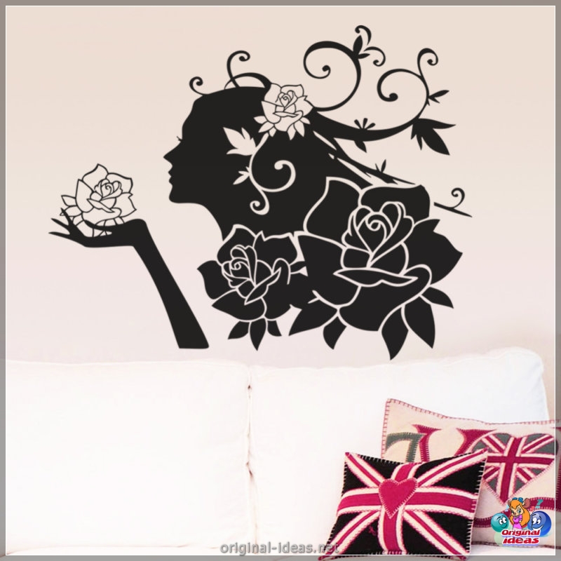 Las flores en la pared son las ideas de diseño más coloridas (68 fotos de opciones) (flores, pared, diseño, opciones, plantilla plantilla está) Las flores en la pared son las ideas de diseño más coloridas (68 fotos de opciones)