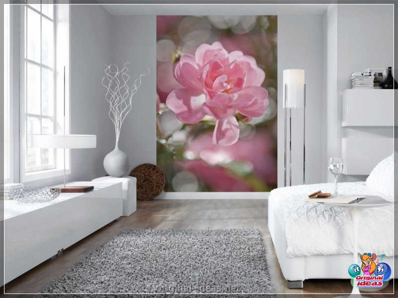 Las flores en la pared son las ideas de diseño más coloridas (68 fotos de opciones) (flores, pared, diseño, opciones, plantilla plantilla está) Las flores en la pared son las ideas de diseño más coloridas (68 fotos de opciones)