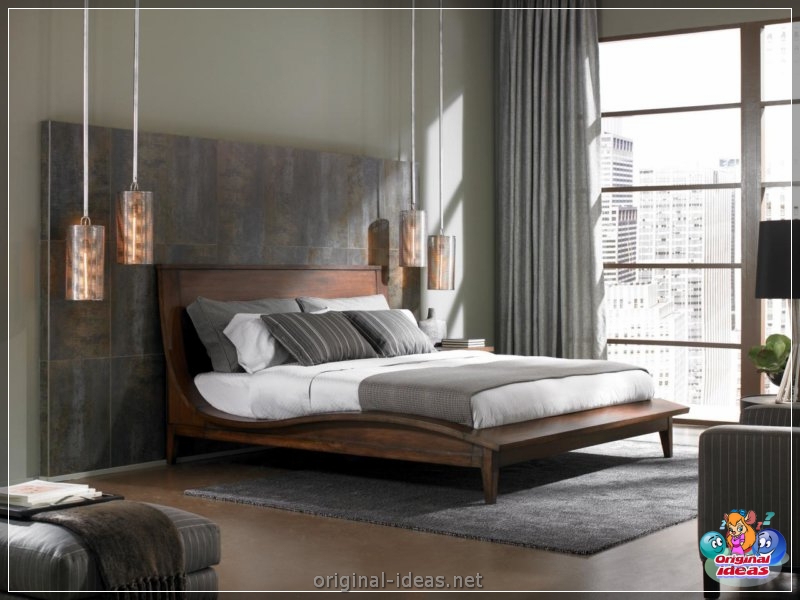 Diseño de pared en el dormitorio: 70 fotos de las mejores ideas de diseñadores (diseño, pared, dormitorio, fotos, mejores, fotos paredes dormitorio) Diseño de pared en el dormitorio: 70 fotos de las mejores ideas de diseñadores