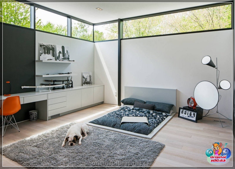 Diseño de pared en el dormitorio: 70 fotos de las mejores ideas de diseñadores (diseño, pared, dormitorio, fotos, mejores, fotos paredes dormitorio) Diseño de pared en el dormitorio: 70 fotos de las mejores ideas de diseñadores