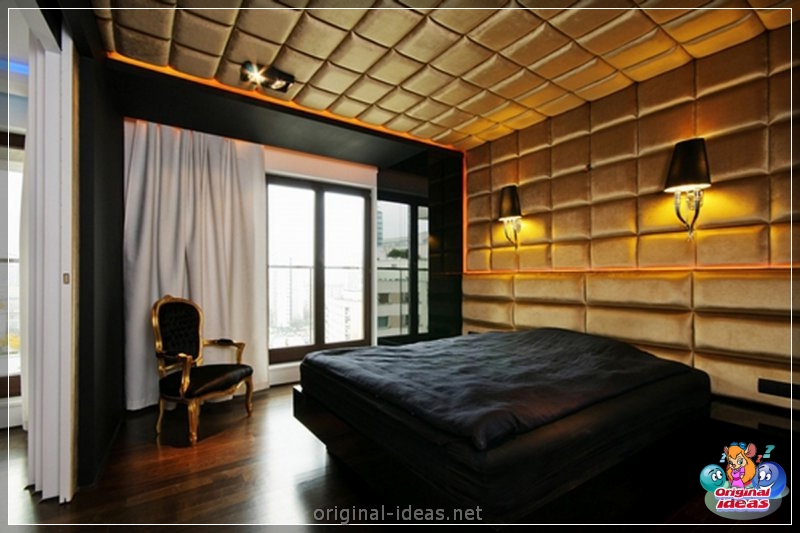Diseño de pared en el dormitorio: 70 fotos de las mejores ideas de diseñadores (diseño, pared, dormitorio, fotos, mejores, fotos paredes dormitorio) Diseño de pared en el dormitorio: 70 fotos de las mejores ideas de diseñadores