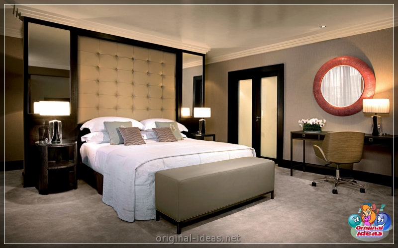 Diseño de pared en el dormitorio: 70 fotos de las mejores ideas de diseñadores (diseño, pared, dormitorio, fotos, mejores, fotos paredes dormitorio) Diseño de pared en el dormitorio: 70 fotos de las mejores ideas de diseñadores