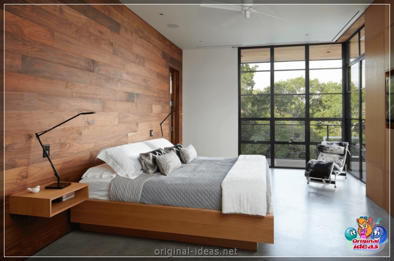 Diseño de pared en el dormitorio: 70 fotos de las mejores ideas de diseñadores (diseño, pared, dormitorio, fotos, mejores, fotos paredes dormitorio) Diseño de pared en el dormitorio: 70 fotos de las mejores ideas de diseñadores
