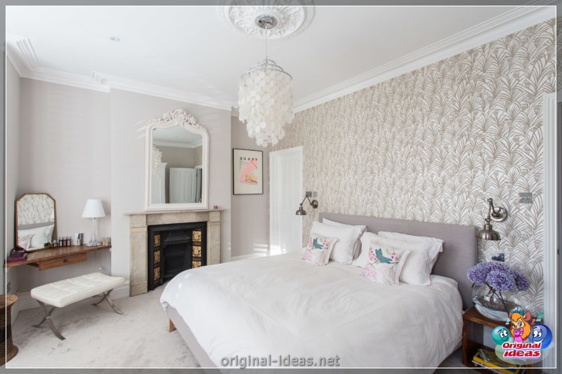 Diseño de pared en el dormitorio: 70 fotos de las mejores ideas de diseñadores (diseño, pared, dormitorio, fotos, mejores, fotos paredes dormitorio) Diseño de pared en el dormitorio: 70 fotos de las mejores ideas de diseñadores