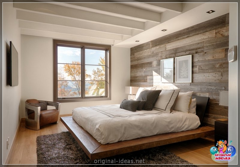 Diseño de pared en el dormitorio: 70 fotos de las mejores ideas de diseñadores (diseño, pared, dormitorio, fotos, mejores, fotos paredes dormitorio) Diseño de pared en el dormitorio: 70 fotos de las mejores ideas de diseñadores