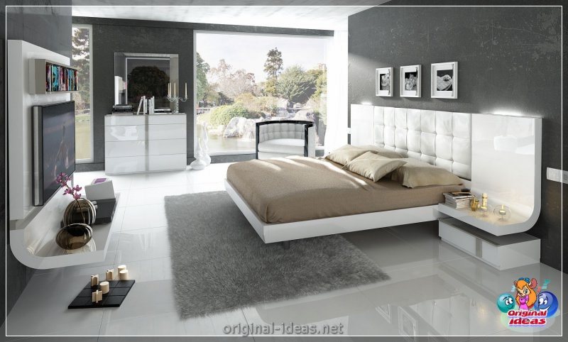Dormitorios modernos con un diseño hermoso - 120 fotos de soluciones exclusivas (dormitorios, modernos, diseño, fotos, soluciones) Dormitorios modernos con un diseño hermoso - 120 fotos de soluciones exclusivas