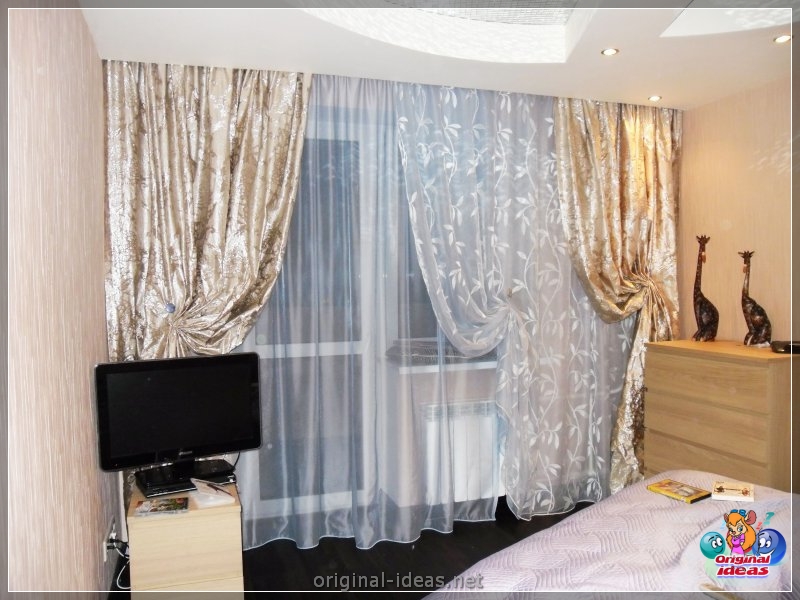 Tul en el dormitorio: 150 fotos del diseño elegante y acogedor del tul en el interior del dormitorio (dormitorio, diseño, interior, para interior dormitorio) Tul en el dormitorio: 150 fotos del diseño elegante y acogedor del tul en el interior del dormitorio